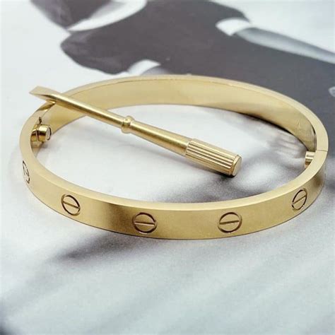 best cartier love bracelet dupe dhgate|cartier love bracelet look real.